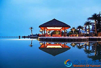 kunming yangzong lake spa resort hotspring at the lake yunnan china