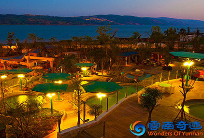 kunming yangzong lake spa resort hotspring at the lake yunnan china