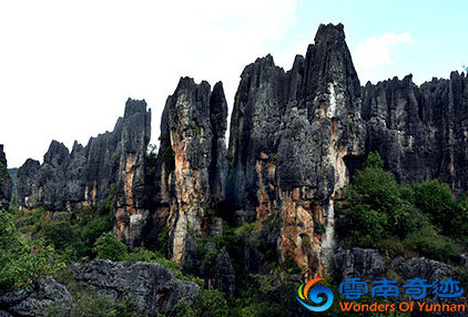 Kunming Yunnan Shilin Black Stone Forest Naigu Stone Forest