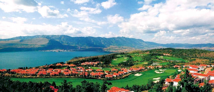 kunming yangzong lake spring city golf course and resort yunnan china